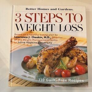 Better Homes and Gardens 3 Steps to Weight Loss Cookbook - White/Cream Cover